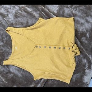 Button down tank top